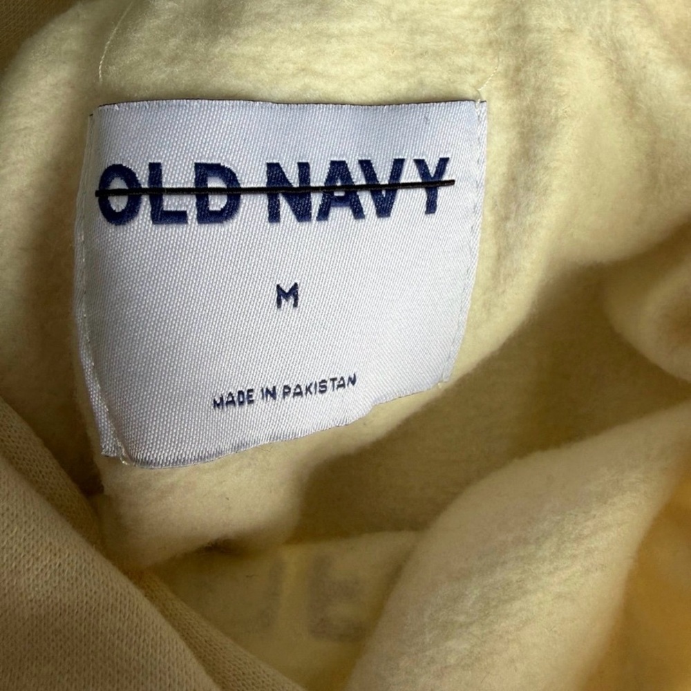 Old Navy Soft Cream Fleece hoodie - Picture 3 of 3